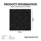 Black Self Adhesive 3D Panels Brick Design