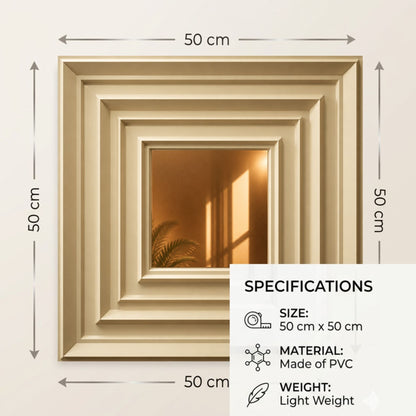 White Tail Copper Accent Design Acrylic 3D Wall Panel-4