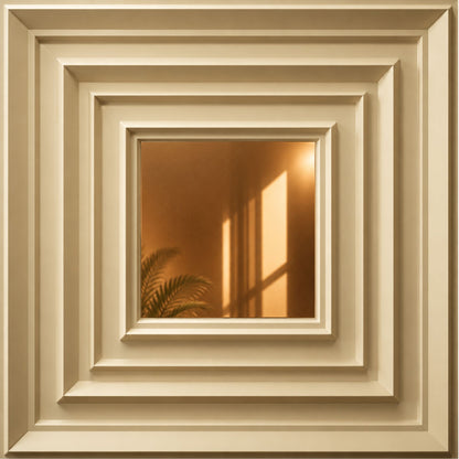 White Tail Copper Accent Design Acrylic 3D Wall Panel