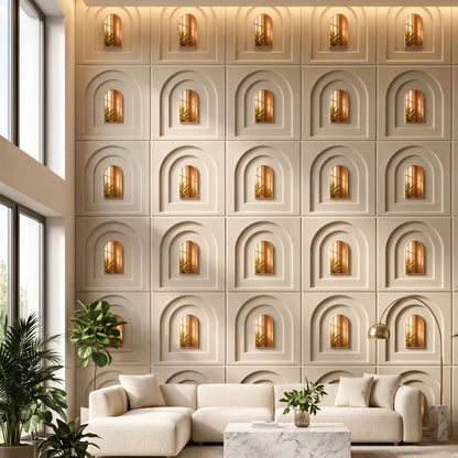 White Tail Copper Archi Design Acrylic 3D Wall Panel-1