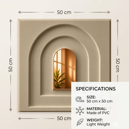 White Tail Copper Archi Design Acrylic 3D Wall Panel-2