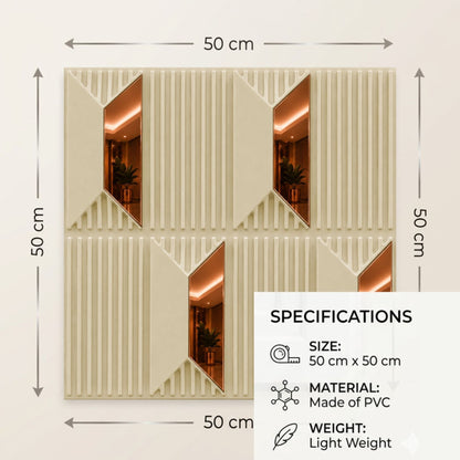 White Tail Copper Artisan Design Acrylic 3D Wall Panel-5