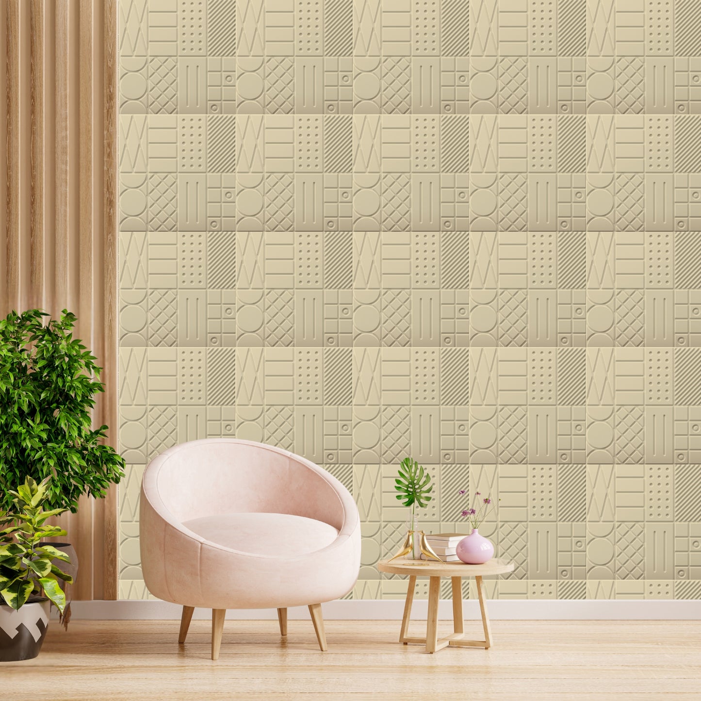 White Tail Self Adhesive Panels Square Design