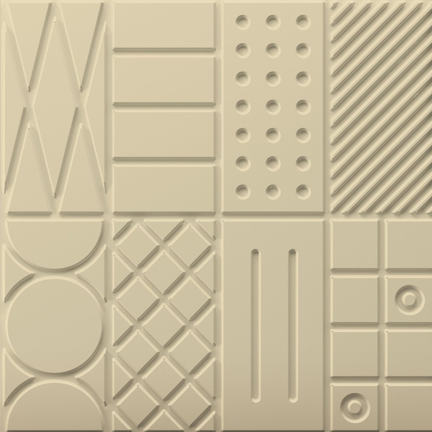 White Tail Self Adhesive Panels Square Design