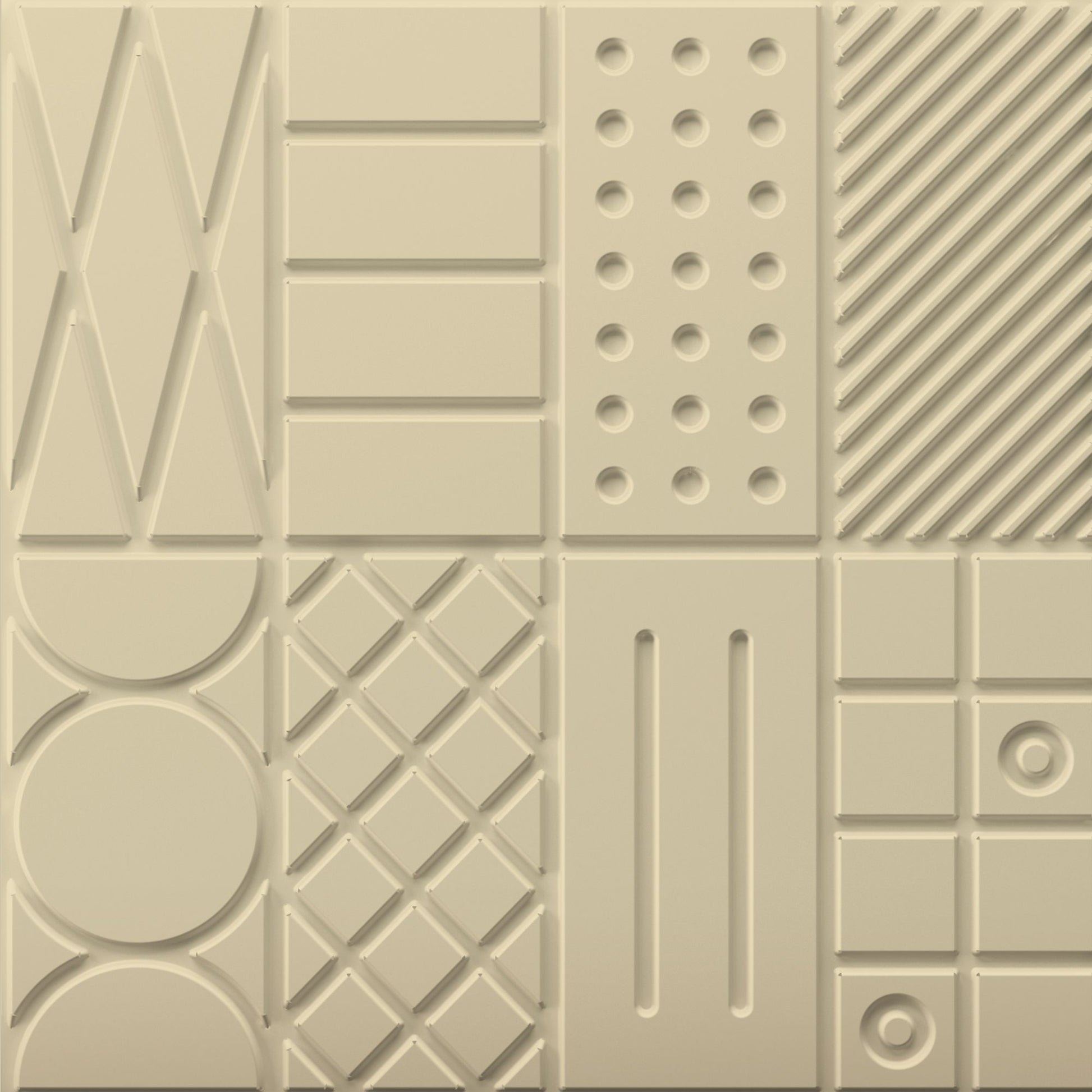 White Tail Self Adhesive Panels Square Design