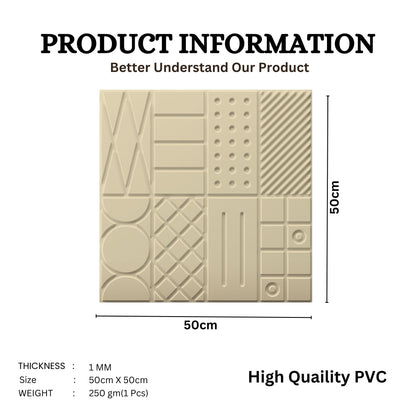 White Tail Self Adhesive Panels Square Design