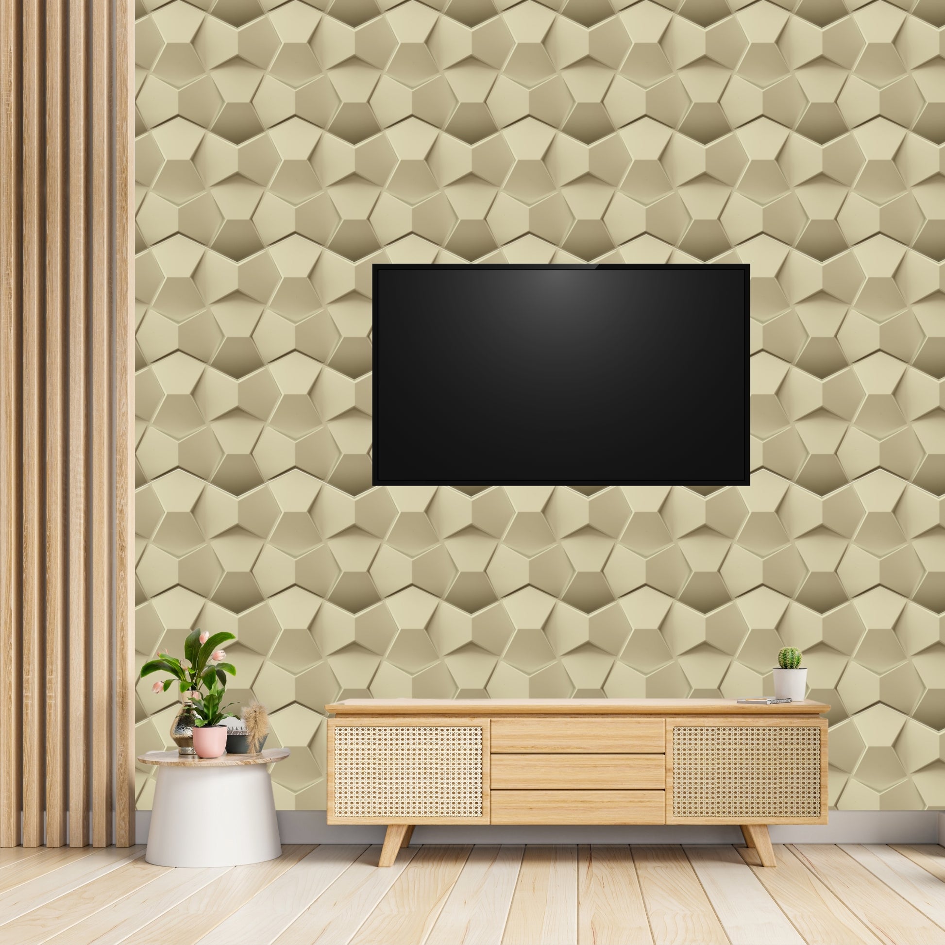 White Tail 3D Wall Panels Hexa quarter Design