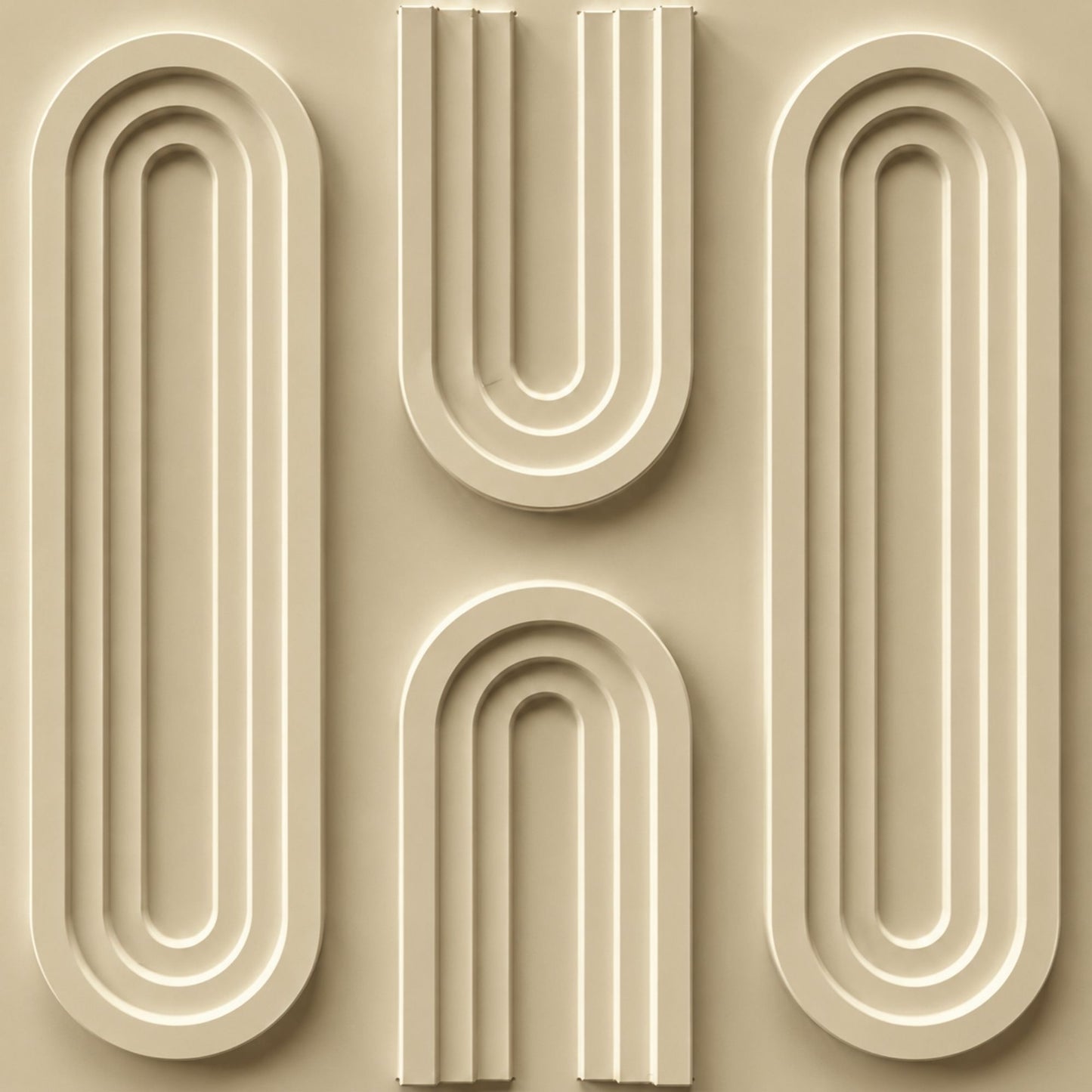 White Tail Loops Design 3D Wall Panel