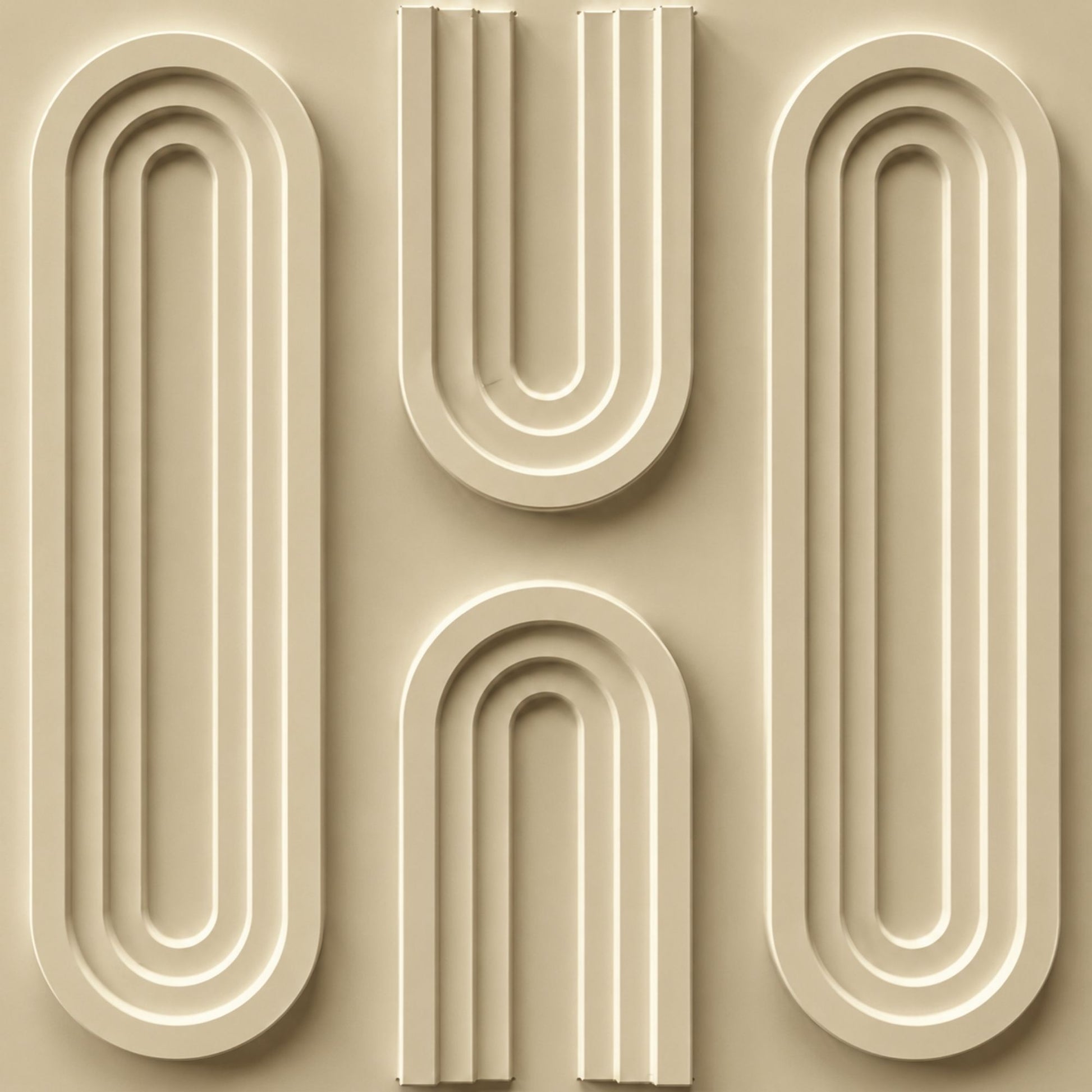 White Tail Loops Design 3D Wall Panel