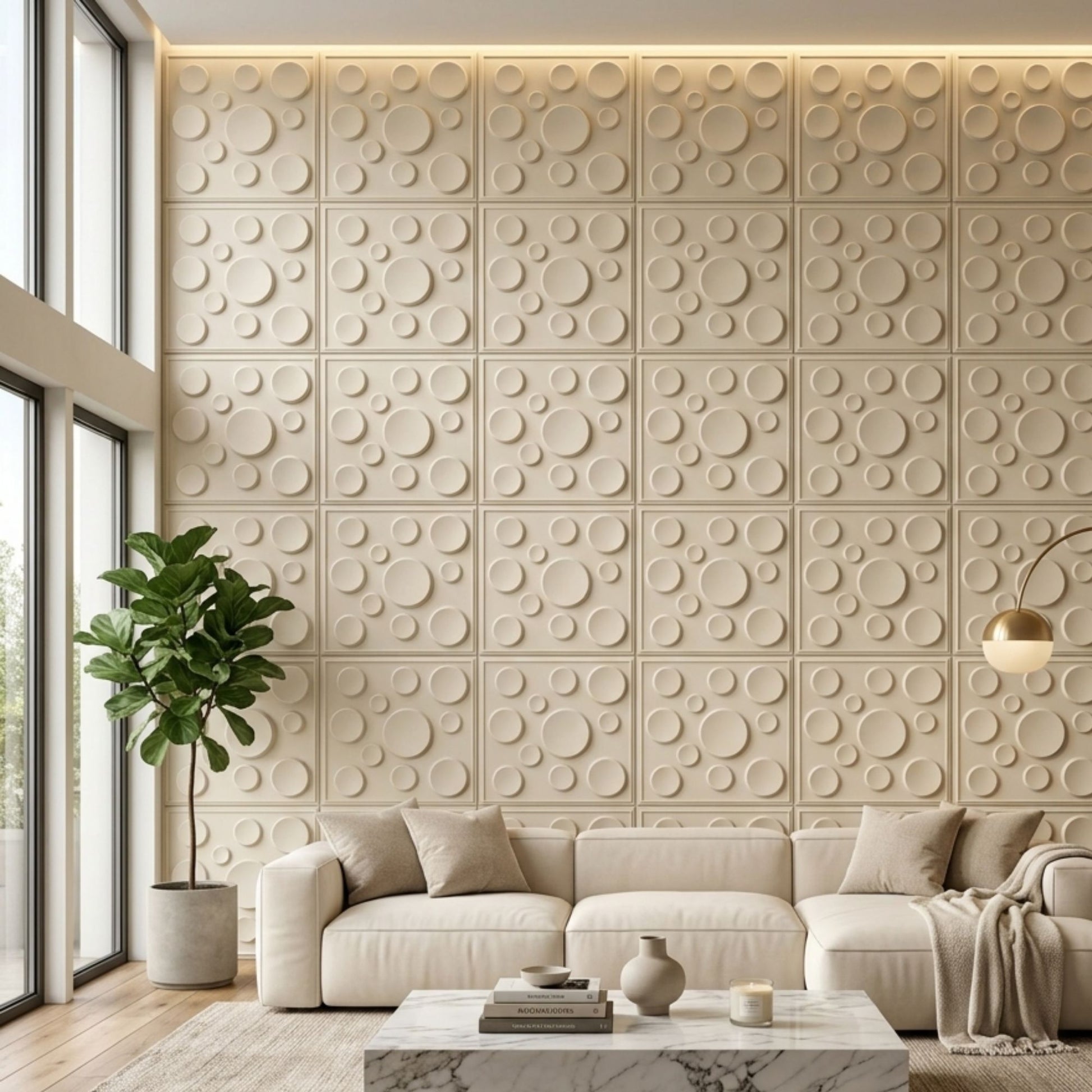 White Tail Moon Design 3D Wall Panel-1