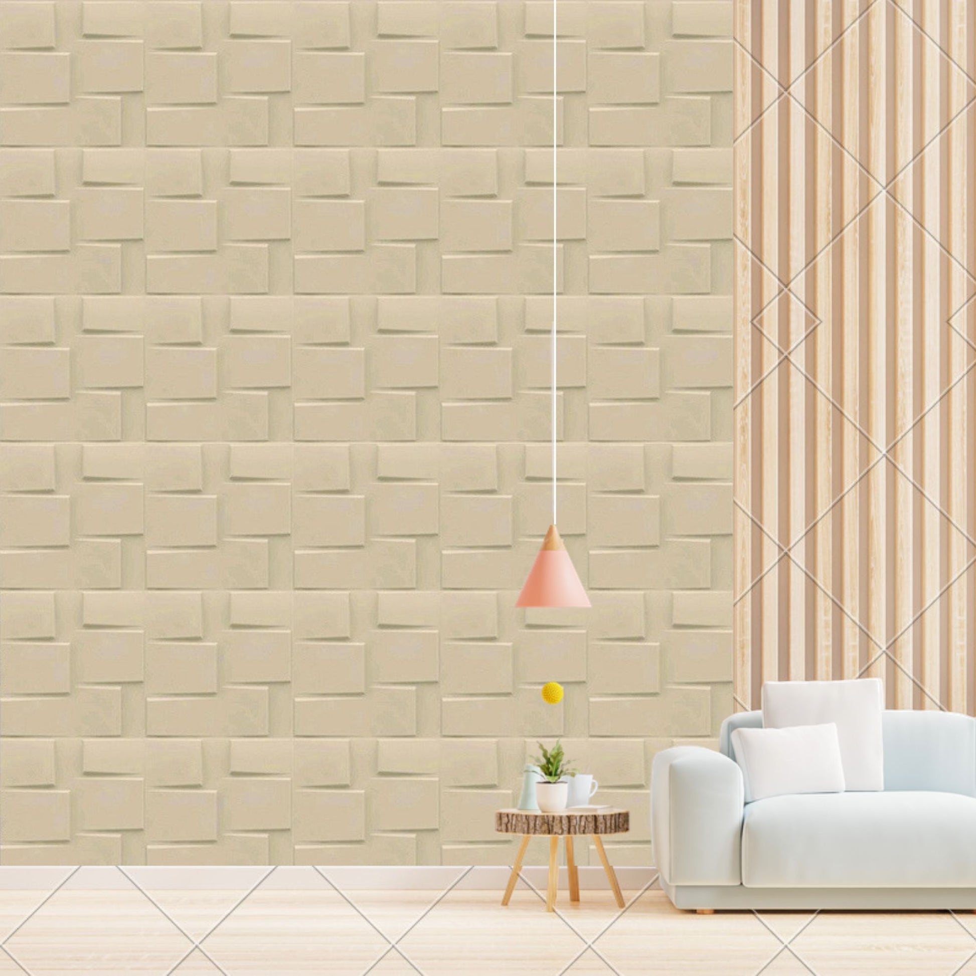 White Tail Stream Design 3D Wall Panel-1