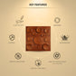 3D Wall Panels - Moon Design 50X50 cm