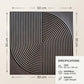 Wood Gray Self Adhesive 3D Panels Curve Design