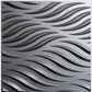 Wood Gray Self Adhesive 3D Panels Geometric 3D Design