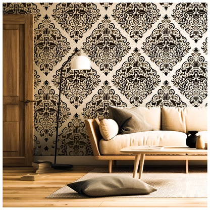 wall stencils for living room