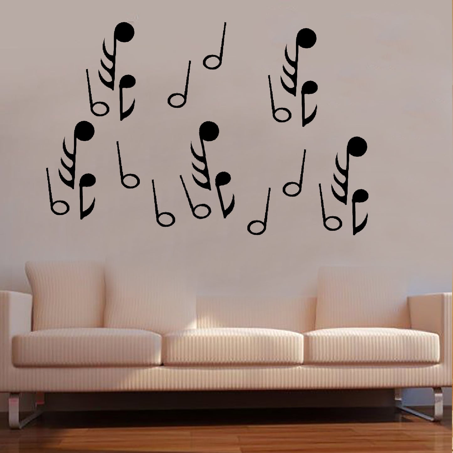 Music Symbol Wall Design Stencil (KHSNT193)