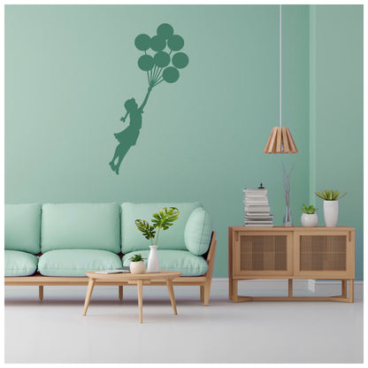 stencil leaf wall design
