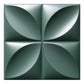 Olive Green Butterfly Design 3D Wall Panel Front View