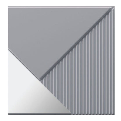 3D Mirror Wall Panels for Home Decor PVC Plaina Design 50X50 cm