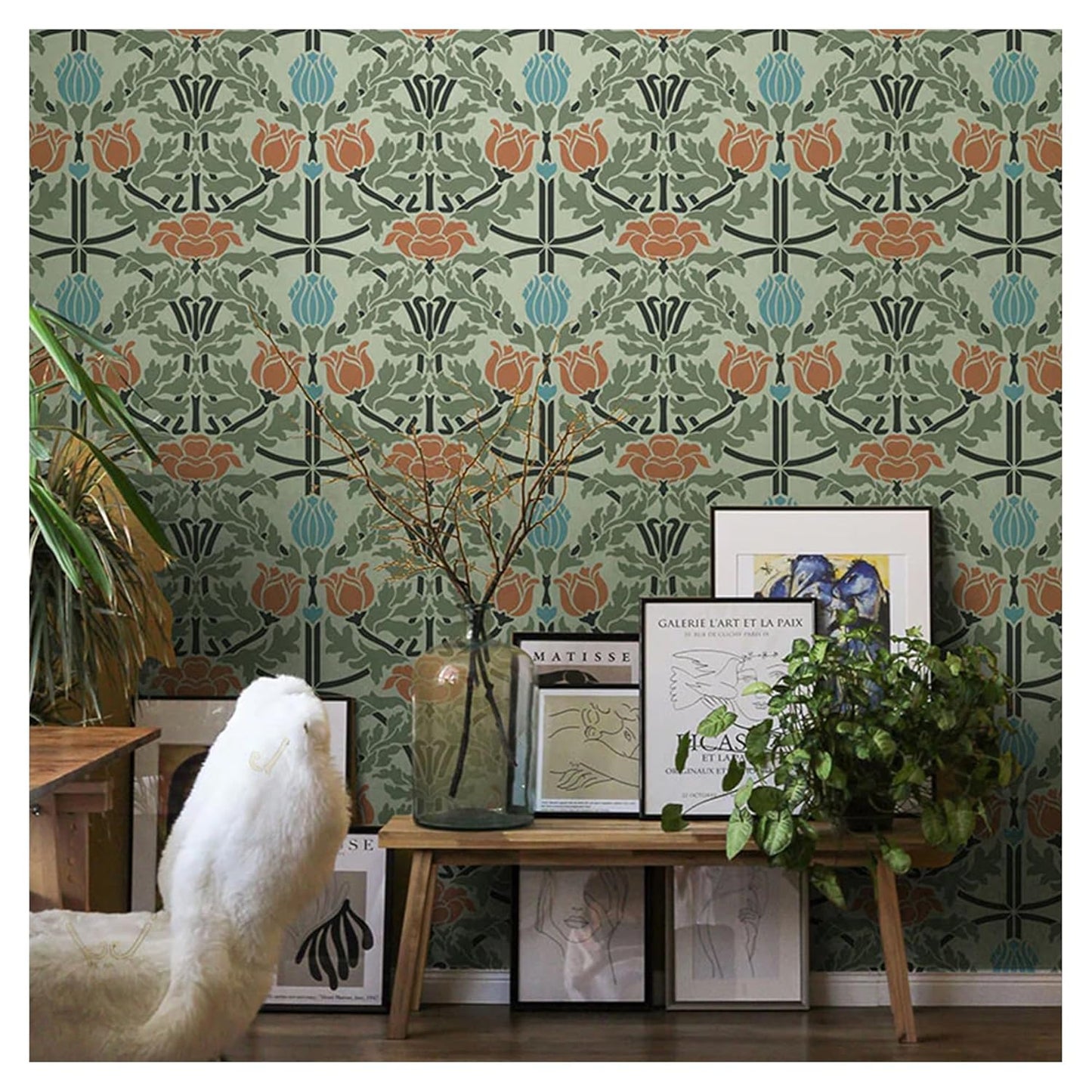 Latest Large BlackBerry Flower Stencils for Wall Painting (KDRDSS1172)