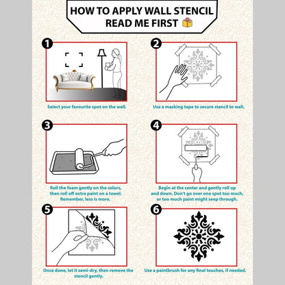 leaf stencils for wall painting