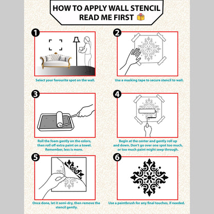 birds stencils for wall painting