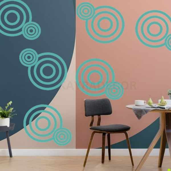 Circle Wall Design Stencils (KHSNT263)