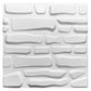3D Wall Panel PVC Board Slab Design White (VN1NEW-D078-P1)