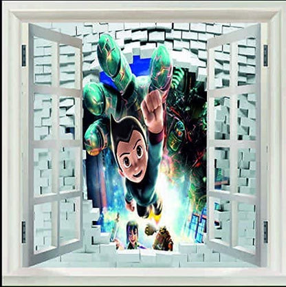 Blackout Roller Blinds for Window- Kids Cartoon Curtains Size
