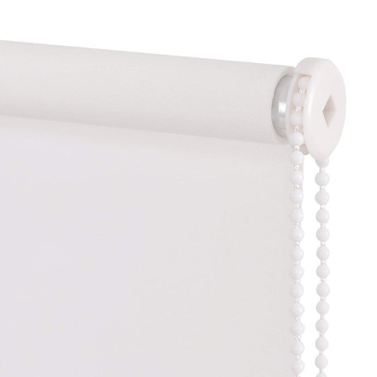 Blackout Roller Blinds for Windows - White (Customized Size)