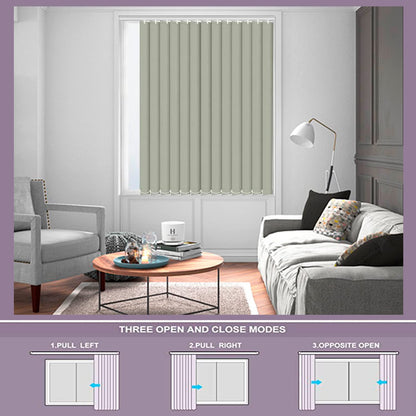 Vertical Blinds for Windows - Bedroom, Kitchen, Sliding Door, and Balcony | Green