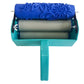 17.78 CM Flower Design Texture Roller with Machine