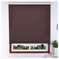 Blackout Roller Blinds for Windows, Dark Brown (Customized Size)