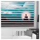 Zebra Blinds for Windows and Doors with Dual Shade, Horizontal Stripes, Blinds for Home & Office (Customized Size, Buddha Under Sky)