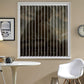 Vertical Blinds for Windows,French Door and Sliding Door Blinds for Smart Home Office, (Customized Size, Buddha)