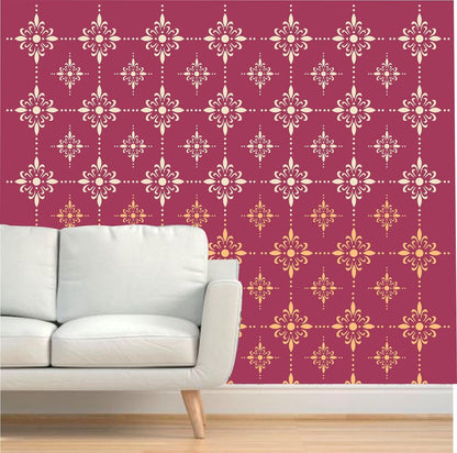 Multi-purpose stencil for painting and decoration projects
