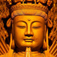 Lord Buddha 3D Wallpaper Print (24" X 36") Inch- (KDBUDDHA147-1)