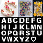 A to Z Alphabet Letter Cake Stencils -8 inches (Pack of 1)