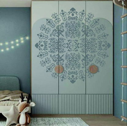 wallpainting stencils floral
