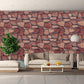3D Latest Stone Design Light Brown Wallpaper Roll for Home Walls 57 Sq Ft (0.53m or 21 Inches x 10m or 33 Feet)