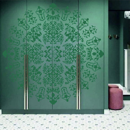 Large stencil design for wall painting and DIY décor