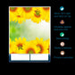 Blackout Roller Blinds for Window - Yellow Sunflower Flower Design Size