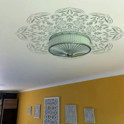 wall print design stencil