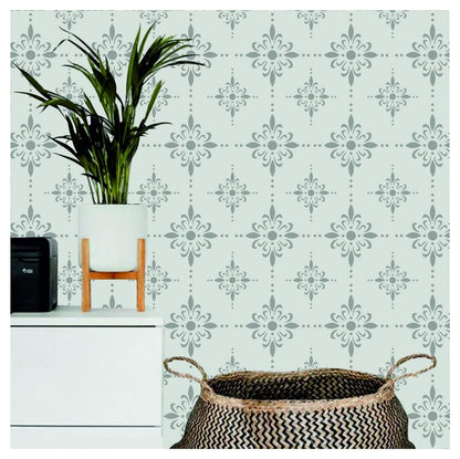 Decorative stencil sheet for artistic wall designs