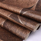 3D Latest American Leather Design Brown Wallpaper Roll for Home Walls 57 Sq Ft (0.53m or 21 Inches x 10m or 33 Feet)