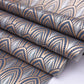 3D Latest Metallic Design Silver & Blue Wallpaper Roll for Home Walls 57 Sq Ft (0.53m or 33 Feet)