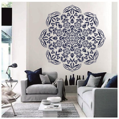 bedroom wall painting stencils