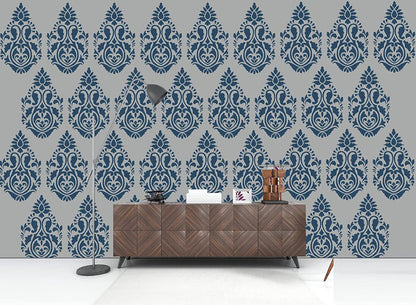 tensile design for wall painting flowers