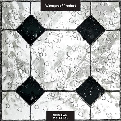 DIY peel and stick floor tiles for rental homes