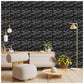 Kayra Decor Black Leather Texture Diamond Design 3D PVC Wall Panels, Size-30.4 x 30.4 cm